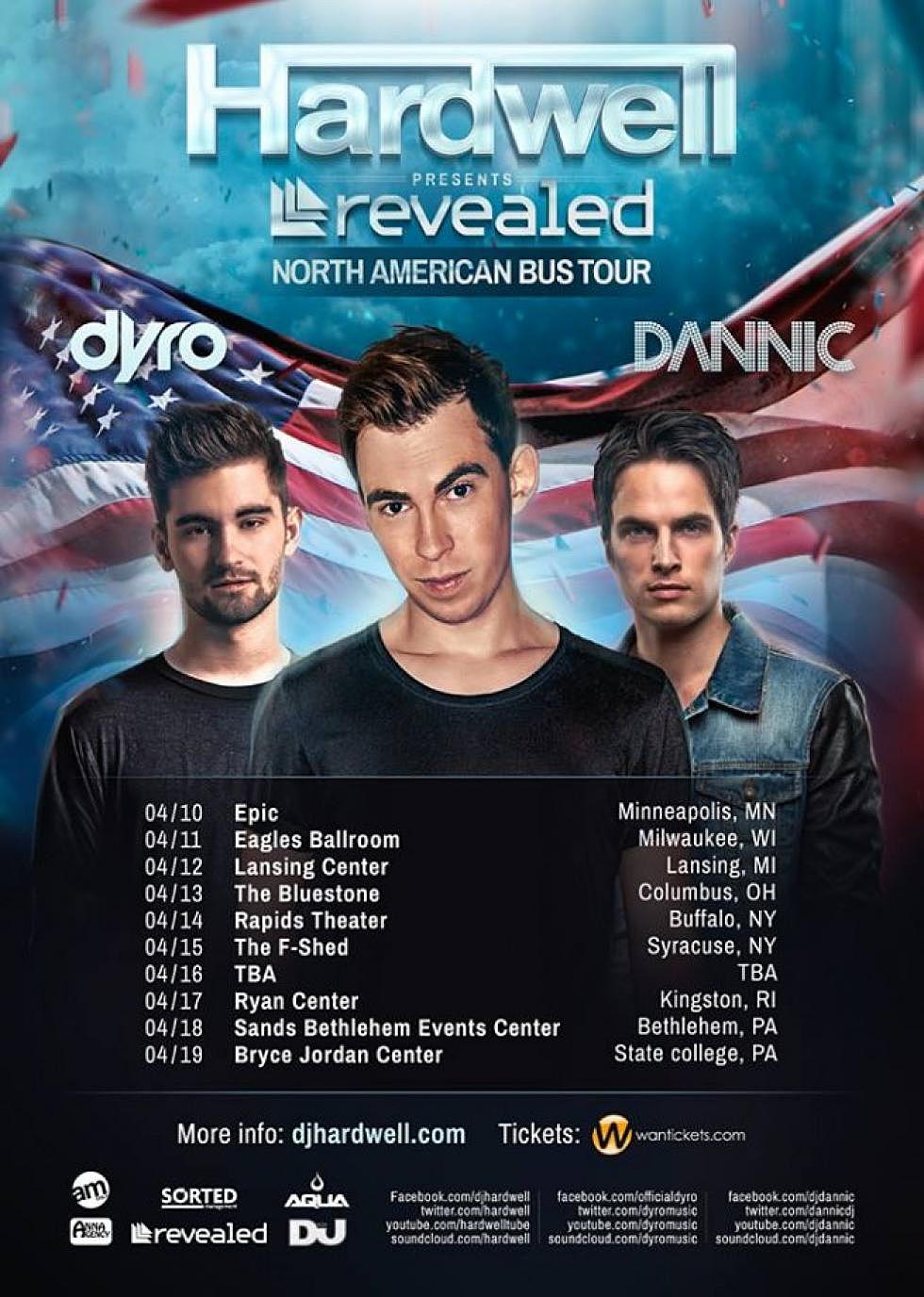 Hardwell, Dyro and Dannic Headed Out On North American Tour