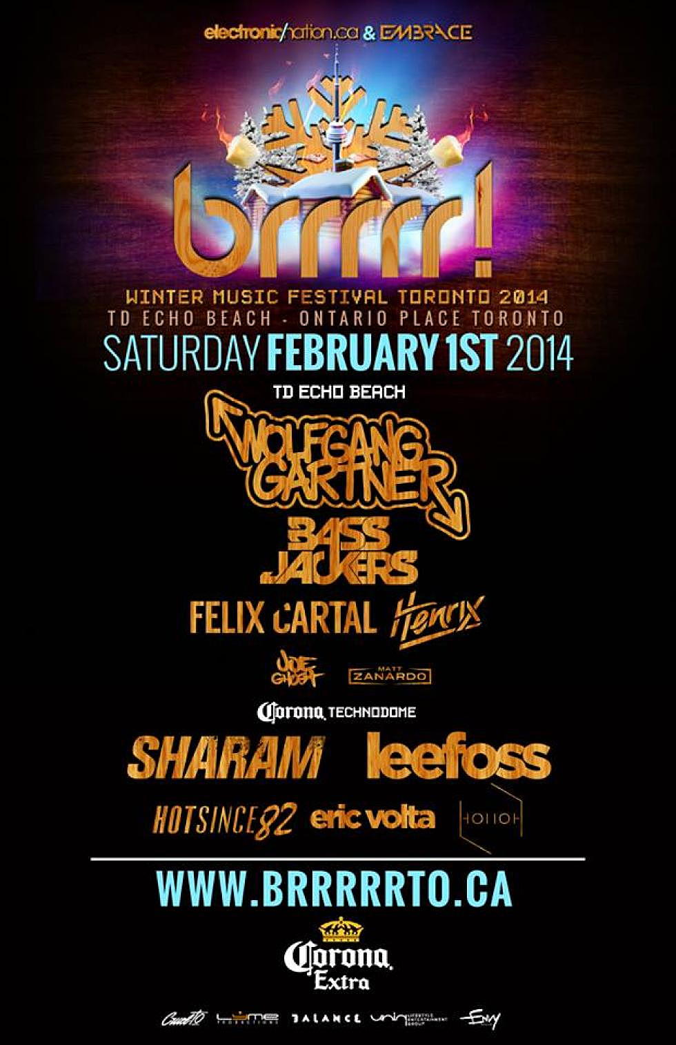 Win Tickets To Brrrrr! Music Festival With Henrix, Wolfgang Gartner, Bassjackers, and more!