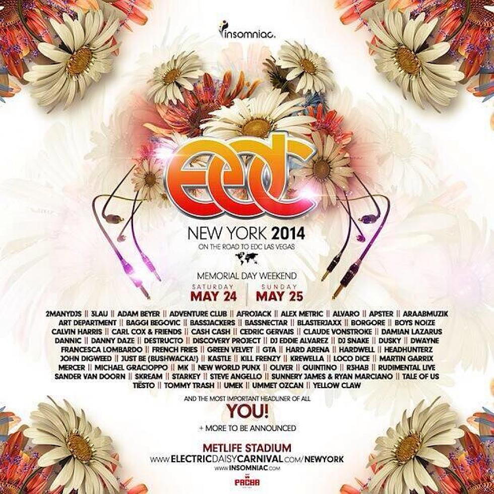 Festival Overload! EDC NY reveals their 2014 lineup