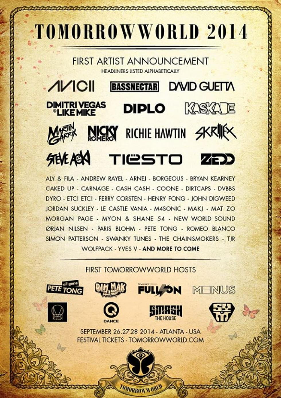 TomorrowWorld announces first round of performers