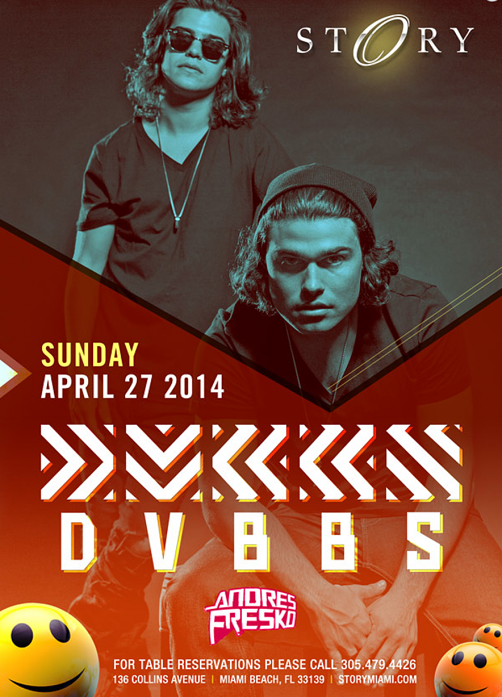 Contest: Win tickets to DVBBS @ Story, Miami this Saturday, 4/27!