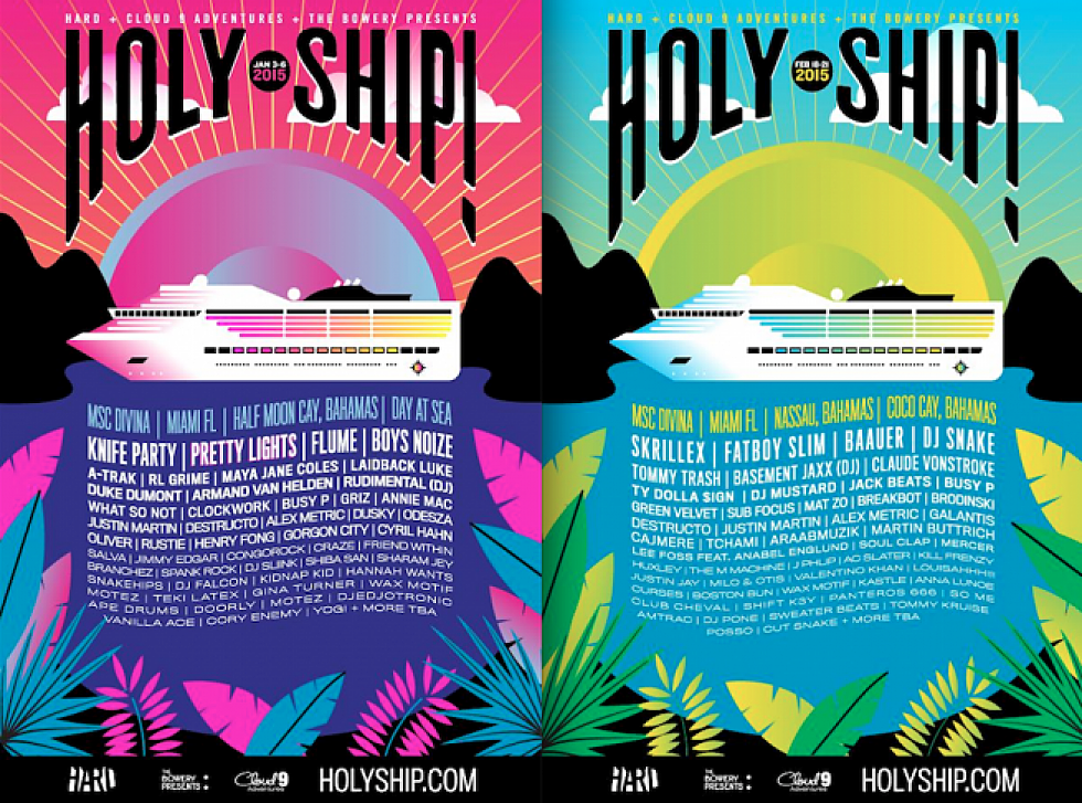 HOLY SHIP! Announces Both January &#038; February Boat Lineups