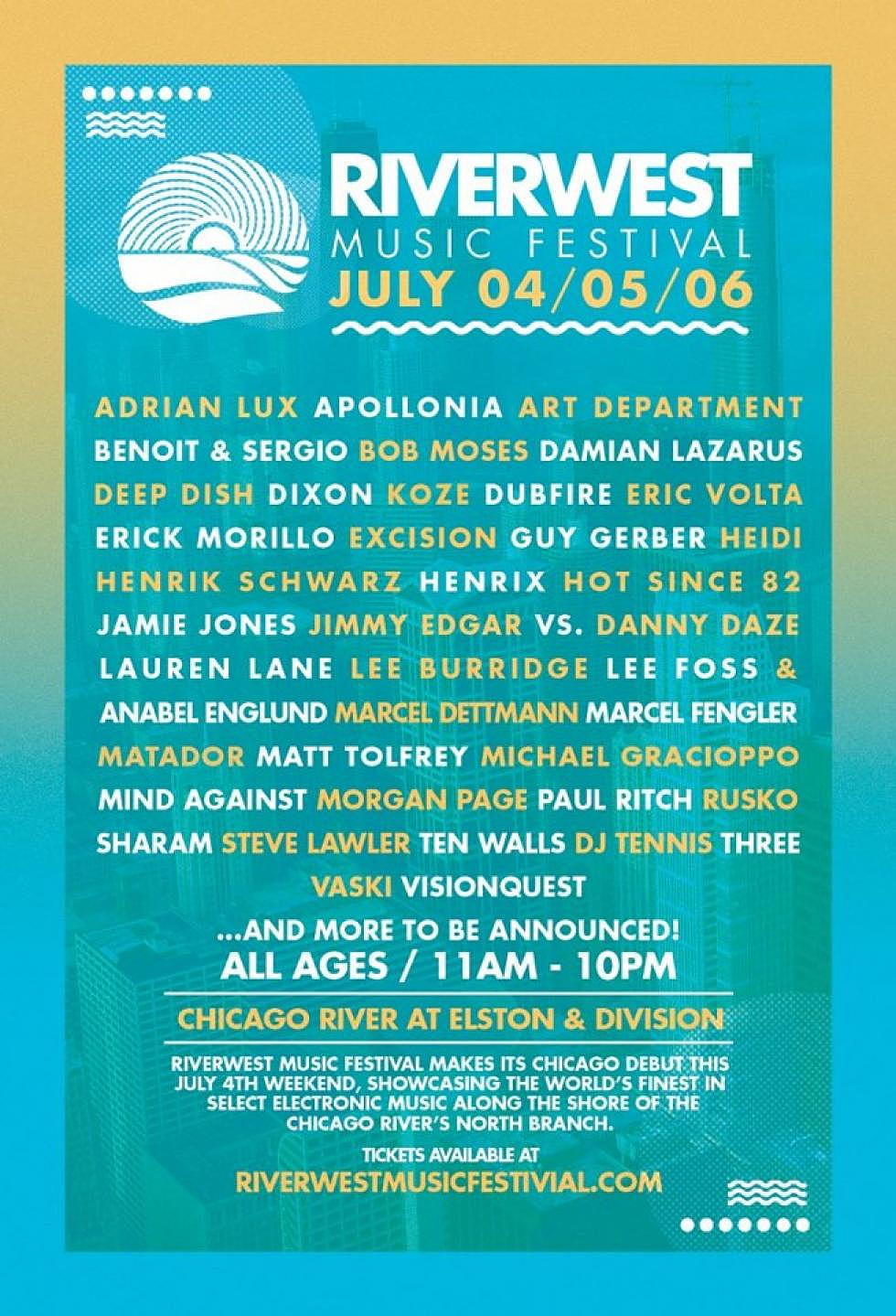 Riverwest Music Festival to Debut in Chicago, July 4th-6th