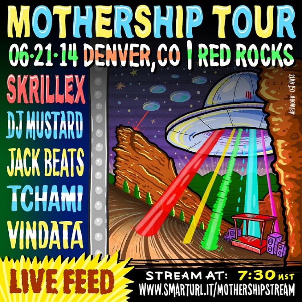 Skrillex to Livestream First Ever Headlining Set at Red Rocks Tomorrow Night