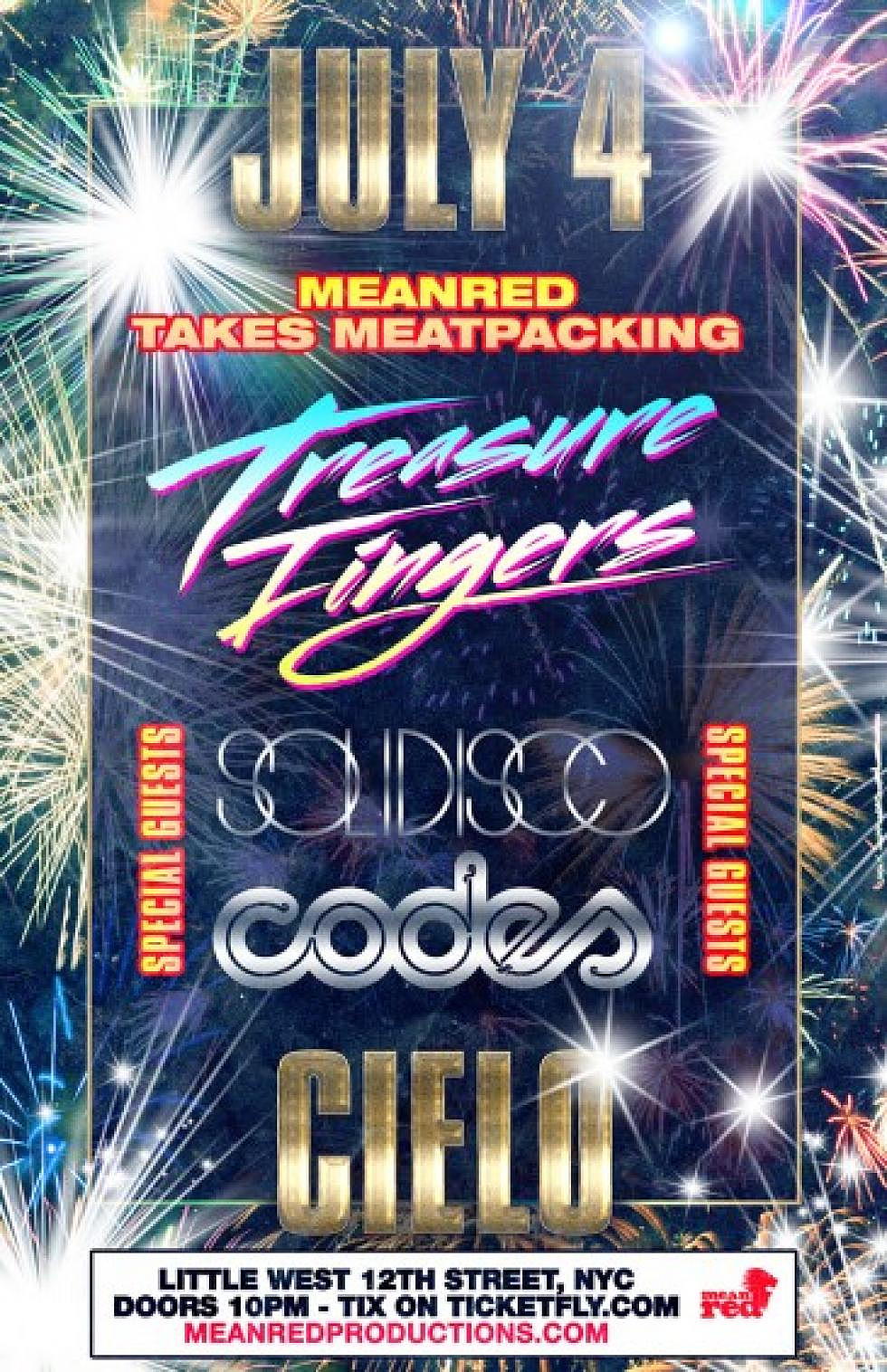 Treasure Fingers, Solidisco, Codes @ Cielo NYC: Built By MeanRed