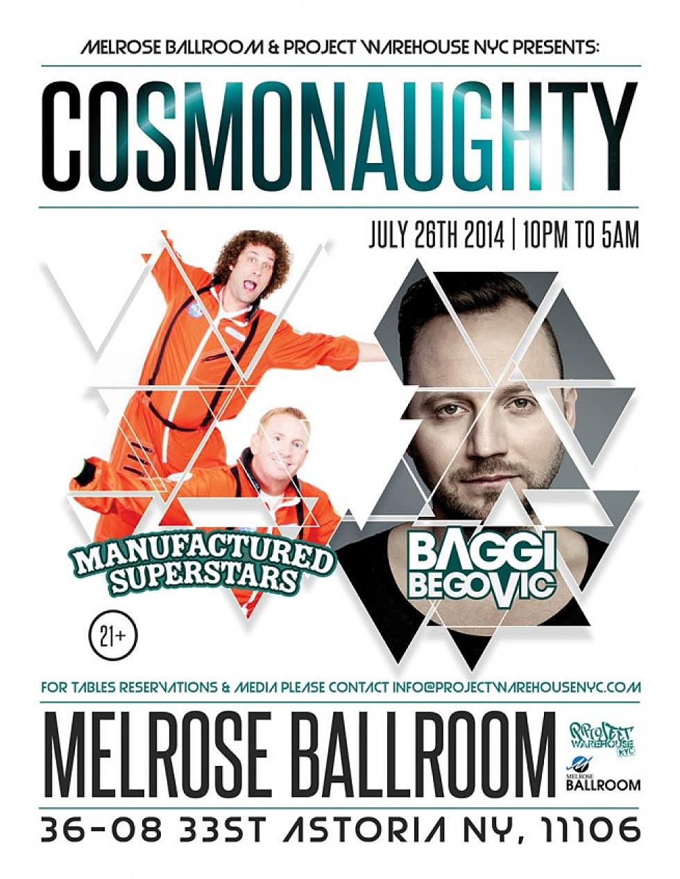 Project Warehouse NYC to host Manufactured Superstars &#038; Baggi Begovic, July 26th!