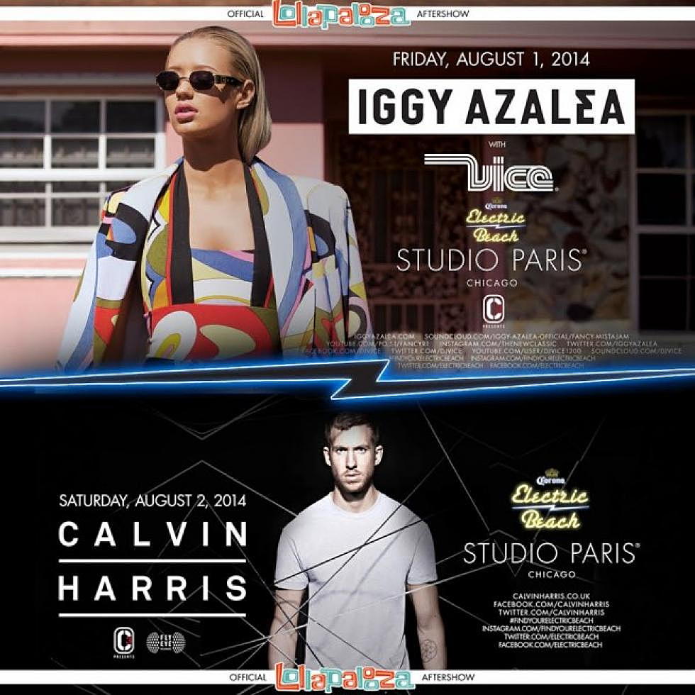 Electric Beach Lollapalooza Afterparties w/ Calvin, Iggy &#038; more!