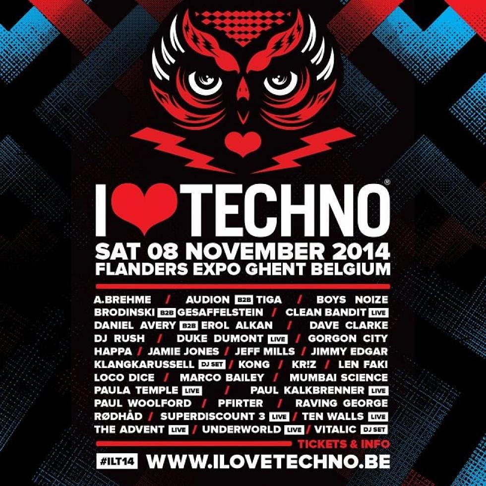 I ❤ Techno 2014 Announces Full Lineup