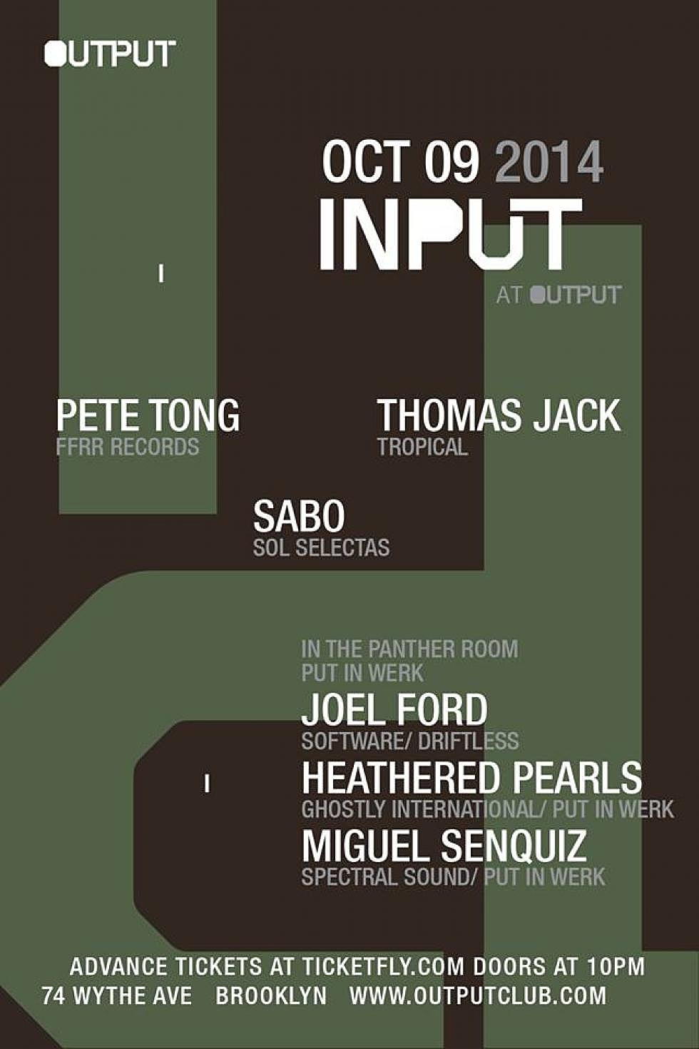 Contest: Win a pair of tickets to Pete Tong @ Output, Brooklyn, 10/9!